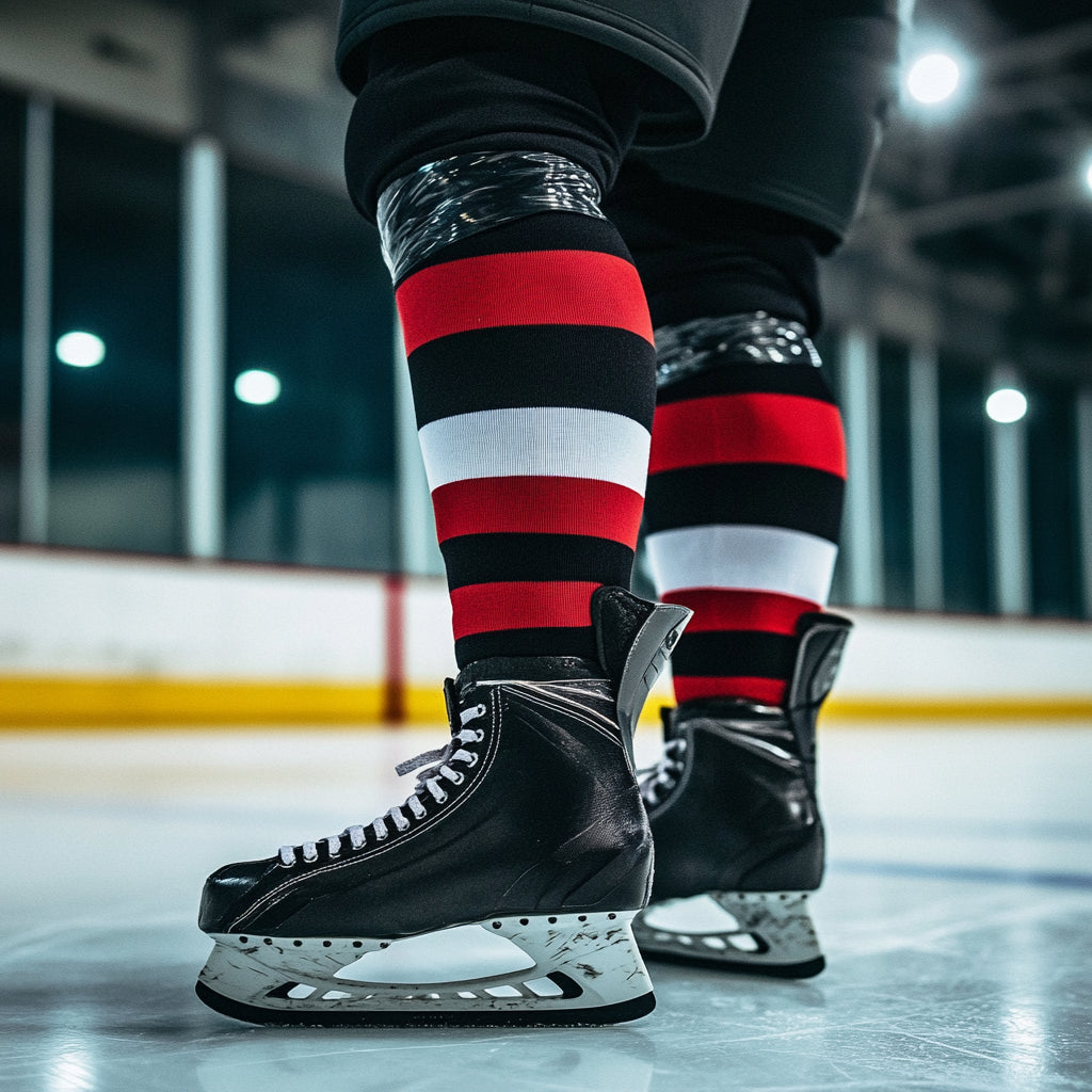 🏒 Hockey Sock Showdown: HS630 Knitted Fabric vs HS2100 Cut & Sew Pro from Athletic Knit