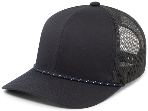 Pacific Headwear Trucker Snapback Braid Cap