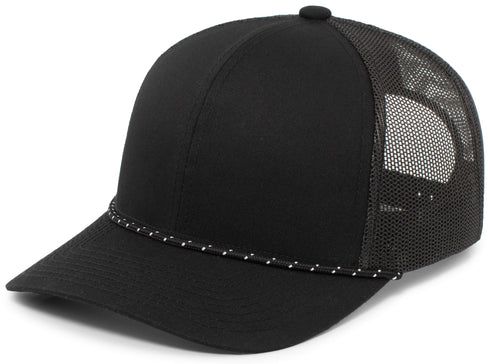 Pacific Headwear Trucker Snapback Braid Cap