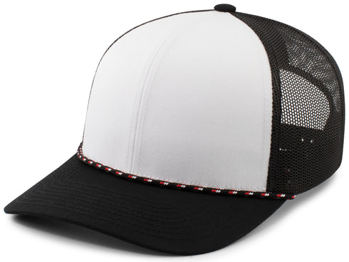 Pacific Headwear Trucker Snapback Braid Cap