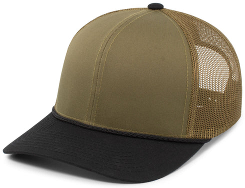 Pacific Headwear Trucker Snapback Braid Cap