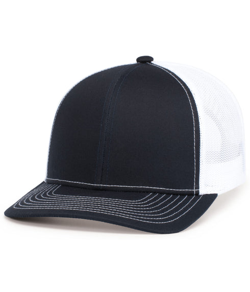 Pacific Headwear Contrast Stitch Trucker Snapback