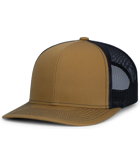 Pacific Headwear Contrast Stitch Trucker Snapback