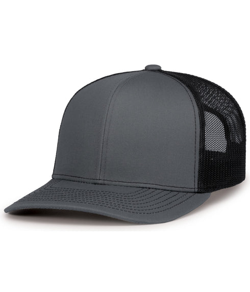Pacific Headwear Contrast Stitch Trucker Snapback