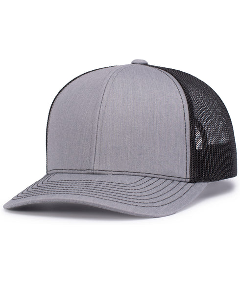 Pacific Headwear Contrast Stitch Trucker Snapback