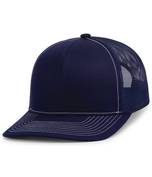Pacific Headwear Contrast Stitch Trucker Snapback