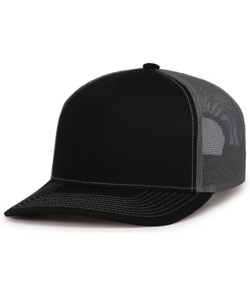 Pacific Headwear Contrast Stitch Trucker Snapback
