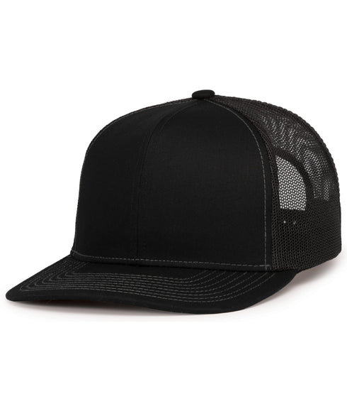 Pacific Headwear Contrast Stitch Trucker Snapback