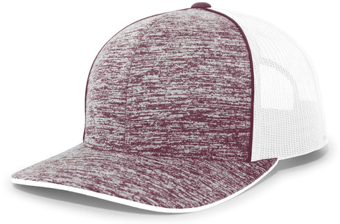 Pacific Headwear Aggressive Heather Trucker Snapback Cap