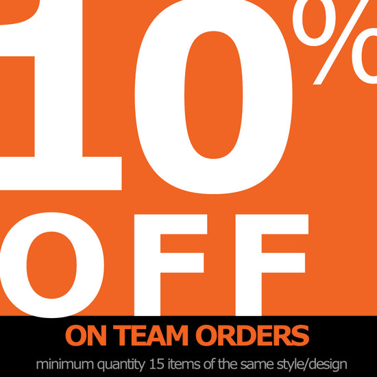 10% Off on Team Orders