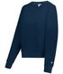 Badger Sport Ladies Athletic Fleece Crop Crew