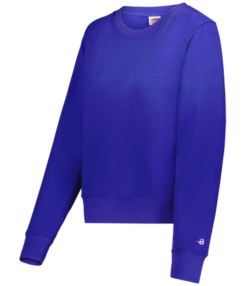 Badger Sport Ladies Athletic Fleece Crop Crew