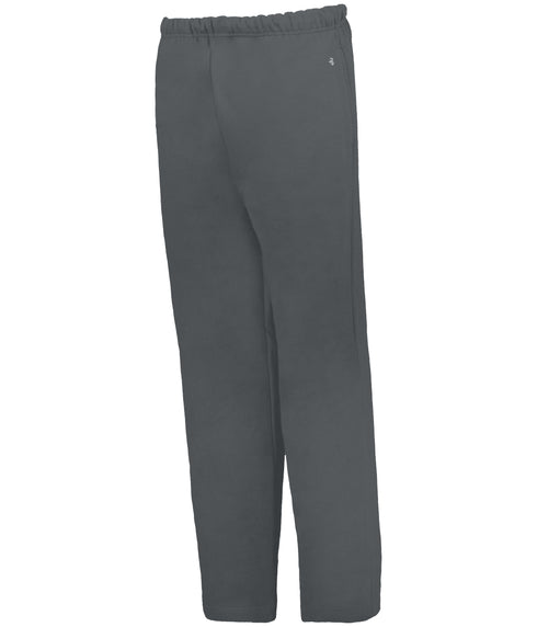 Badger Sport Open Bottom Fleece Youth Pant