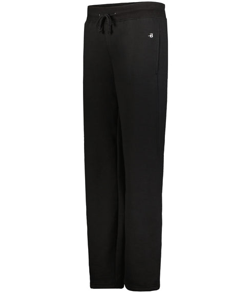 Badger Sport Ladies Open Bottom Fleece Pant