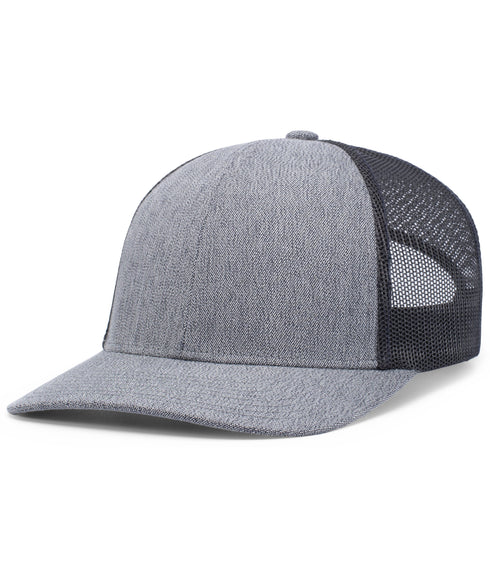 Pacific Headwear Melange Heather Low-Profile Trucker