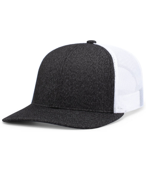 Pacific Headwear Melange Heather Low-Profile Trucker