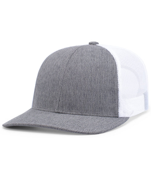 Pacific Headwear Melange Heather Low-Profile Trucker