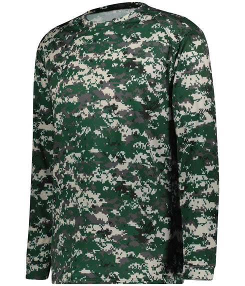 Badger Sport Youth Digital Long Sleeve Tee