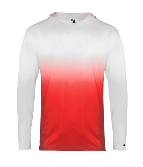 Badger Sport Ombre Youth Hood Tee