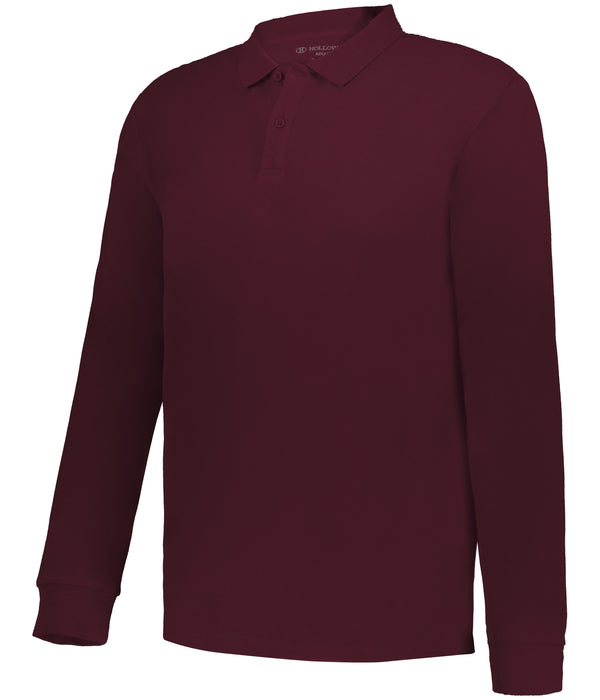 Holloway Core Cotton Long Sleeve Polo