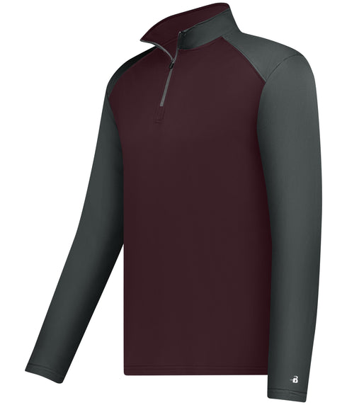 Badger Sport Ultimate Colorblock 1/4 Zip Pullover