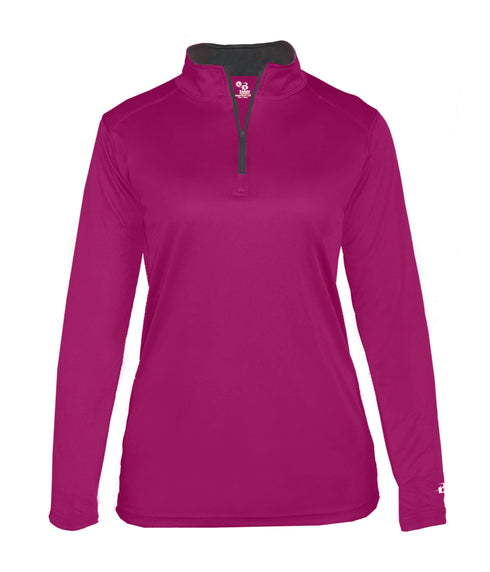 Badger Sport Ladies B-Core 1/4 Zip Pullover
