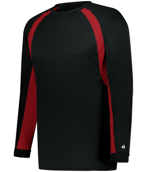 Badger Sport Youth Hook Long Sleeve Tee