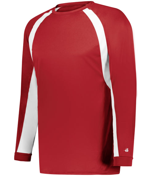 Badger Sport Youth Hook Long Sleeve Tee