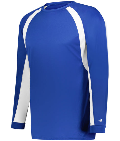 Badger Sport Youth Hook Long Sleeve Tee