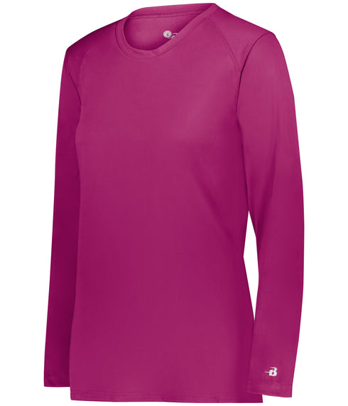 Badger Sport Ladies B-Core Long Sleeve Tee