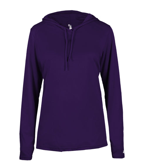Badger Sport Ladies B-Core Long Sleeve Hoodie