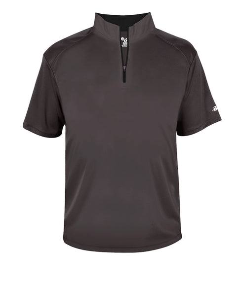 Badger Sport B-Core 1/4 Zip Short Sleeve Pullover