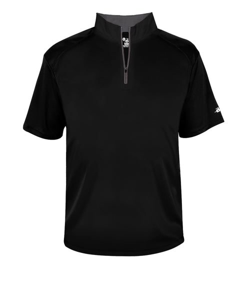 Badger Sport B-Core 1/4 Zip Short Sleeve Pullover