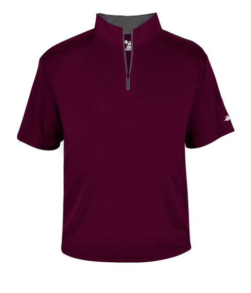 Badger Sport B-Core 1/4 Zip Short Sleeve Pullover