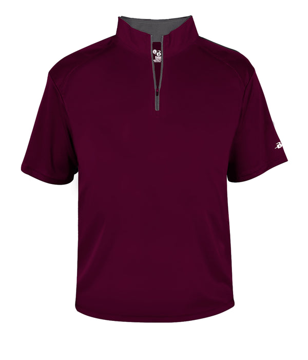 Badger Sport B-Core 1/4 Zip Short Sleeve Pullover