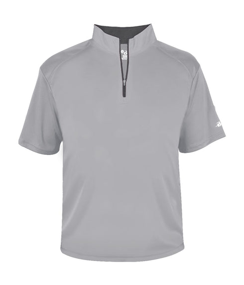 Badger Sport B-Core 1/4 Zip Short Sleeve Pullover