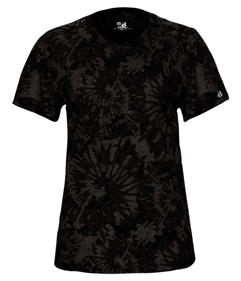 Badger Sport Tie-Dye Tri-Blend Womens Tee