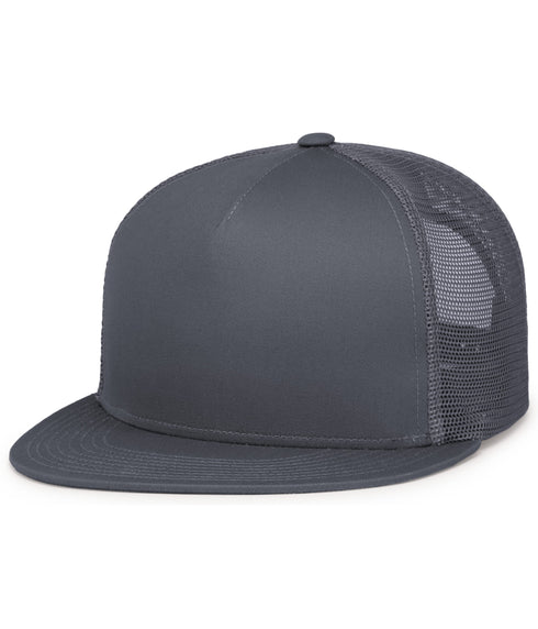Pacific Headwear D-Series 5-Panel Trucker Snapback Cap