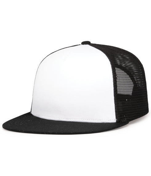 Pacific Headwear D-Series 5-Panel Trucker Snapback Cap