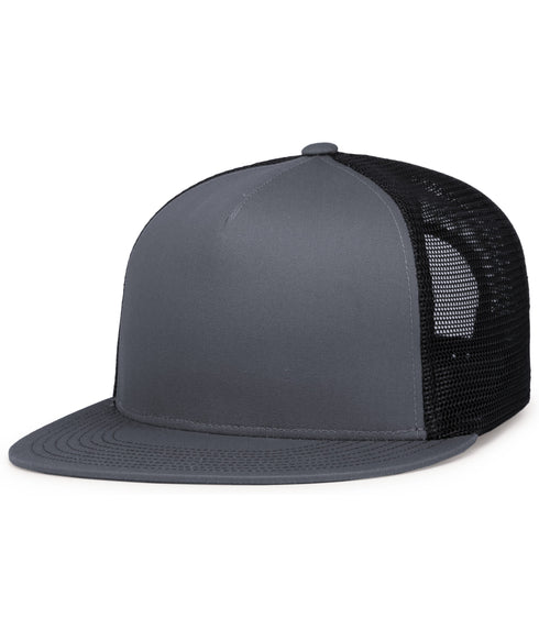 Pacific Headwear D-Series 5-Panel Trucker Snapback Cap