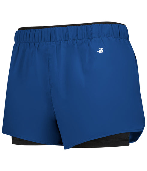 Badger Sport Ladies Double Up Short