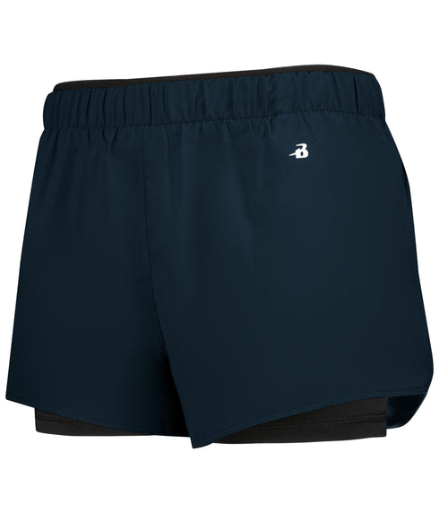 Badger Sport Ladies Double Up Short