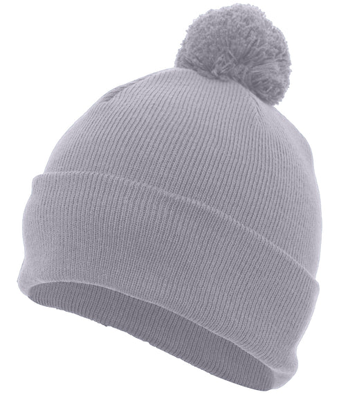 Pacific Headwear Knit Fold Over Pom-Pom Beanie