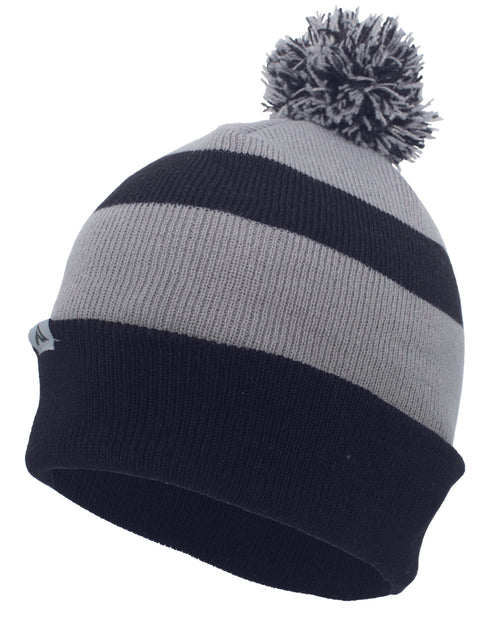 Pacific Headwear Knit Fold Over Pom-Pom Beanie