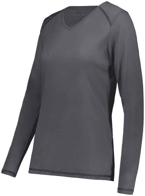Augusta Sportswear Ladies Super Soft-Spun Poly Long Sleeve Tee