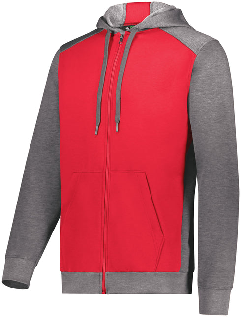 Augusta Sportswear Three-Season Fleece Full Zip Hoodie
