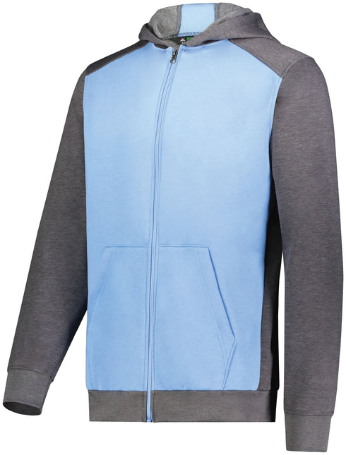 Augusta Sportswear Youth Three-Season Fleece Full Zip Hoodie
