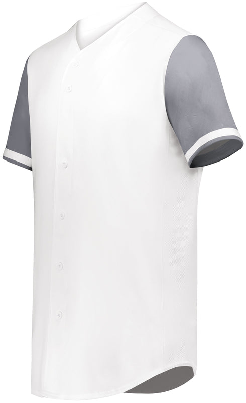 Augusta Sportswear Cutter+ Full Button Baseball Jersey