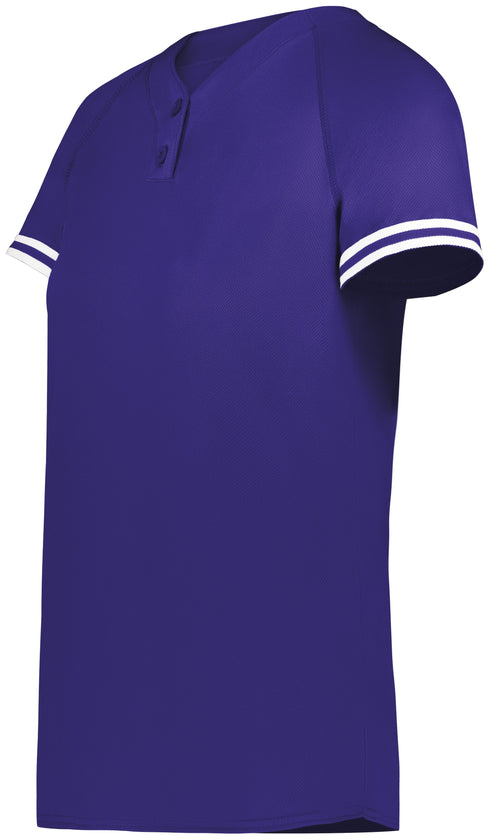 Augusta Sportswear Girls Cutter+ Henley Jersey