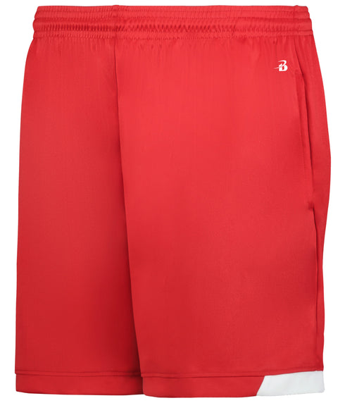Badger Sport Ladies On The Rise Shorts With Pockets
